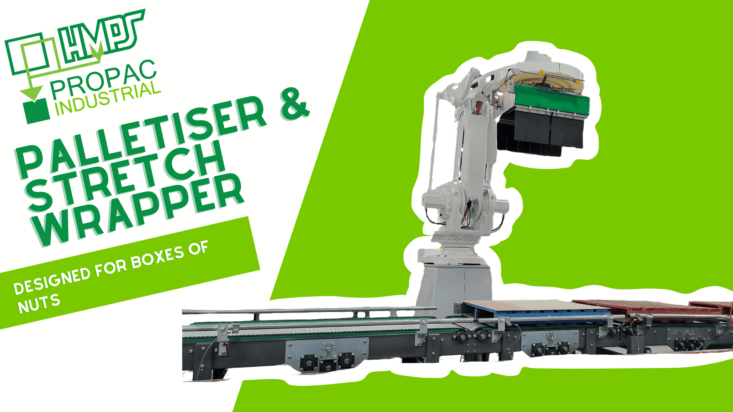 Palletiser & Integrated Stretch Wrapper