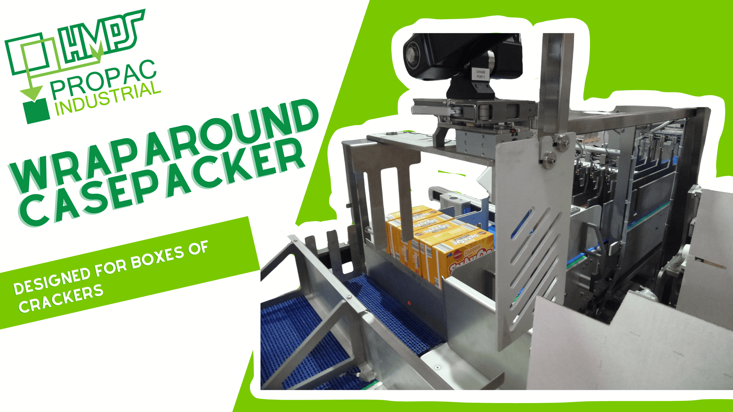 Wrap Around Case Packer for Crackers