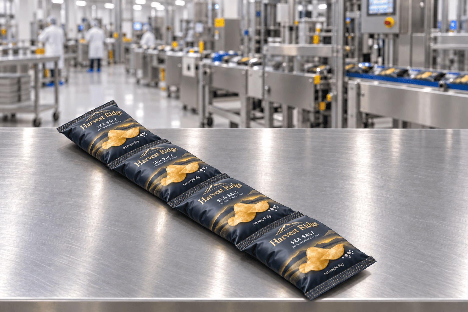 Chain-style snack bags